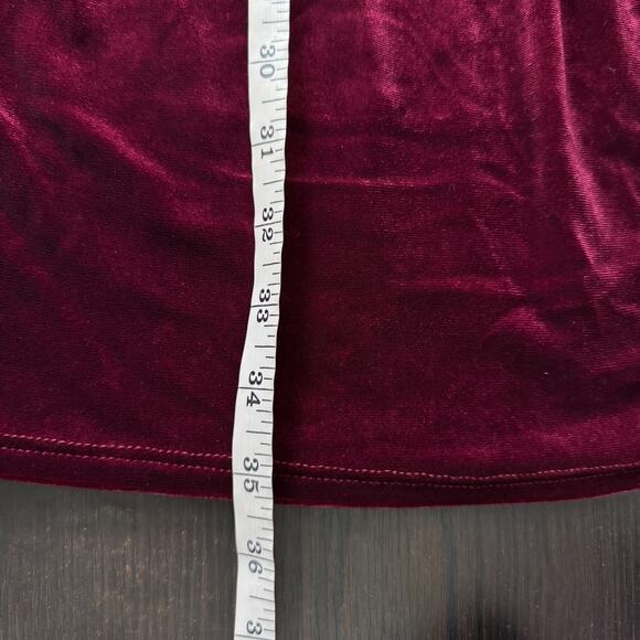 AMADI Greta Velvet Dress Womens Large Anthropologie Holiday Party Christmas NEW - Picture 12 of 13